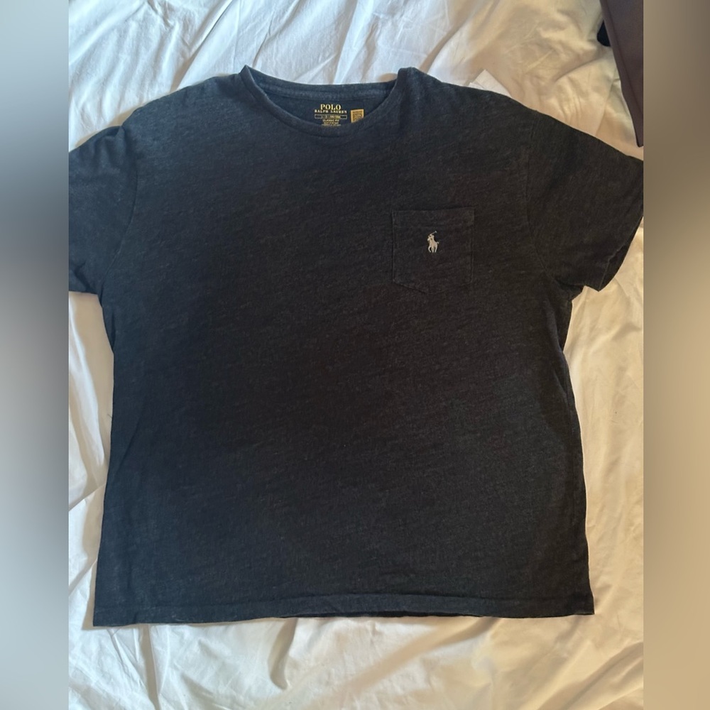 Polo by Ralph Lauren Charcoal Classic Fit Tee